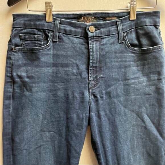 Jen7 by 7 for All Mankind high waisted skinny jeans Sz 8 - Picture 3 of 13